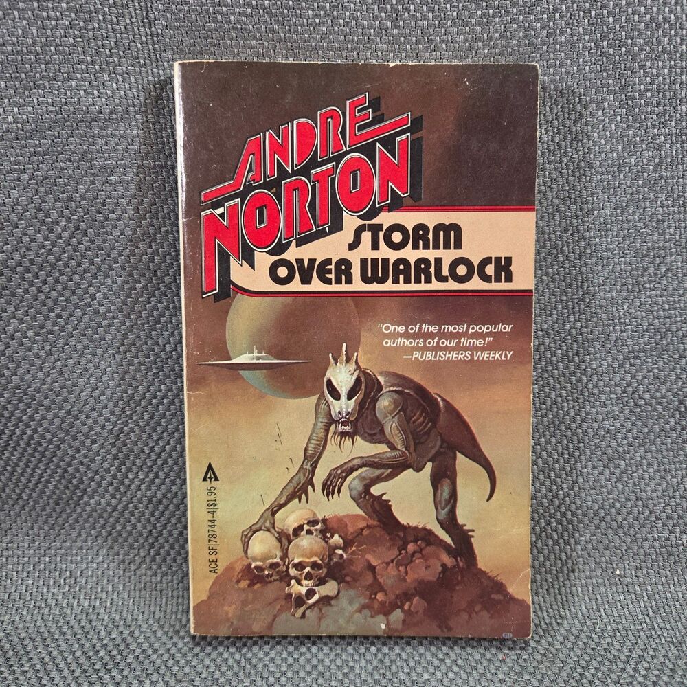 Storm Over Warlock by Andre Norton Vintage 1981 Ace SF Paperback Sci-Fi Novel